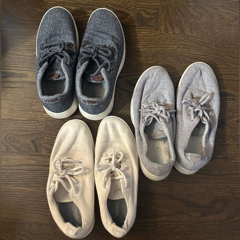 All Birds sneakers (sz 9) 3 pairs for $15
